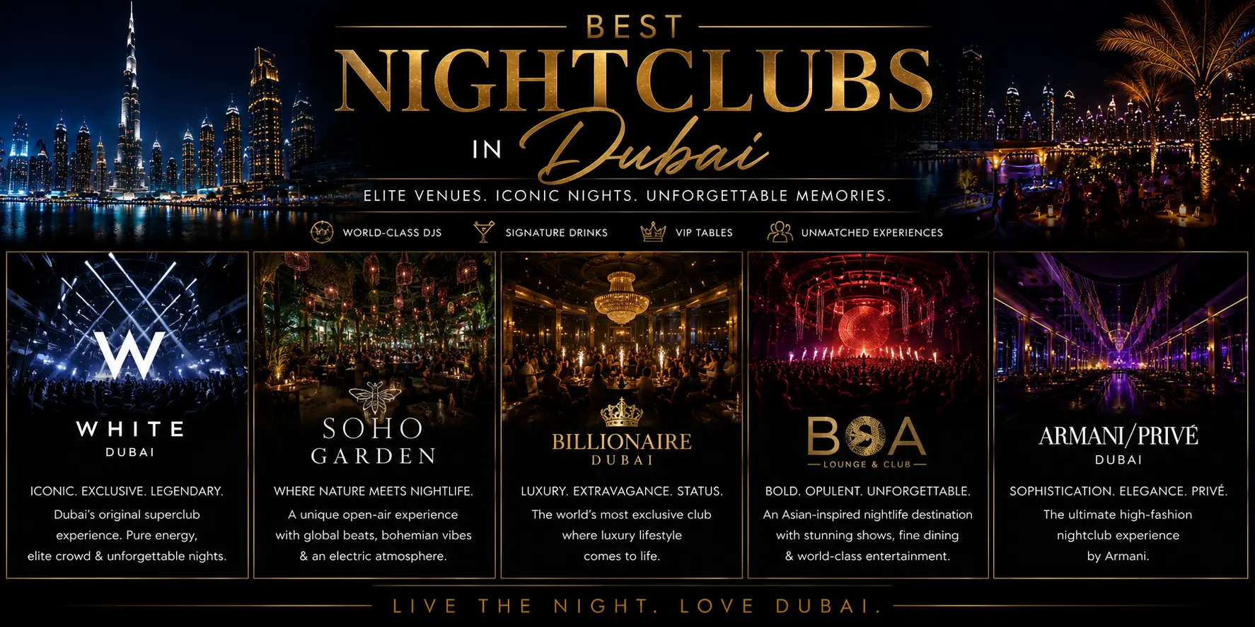 Best Nightclubs in Dubai