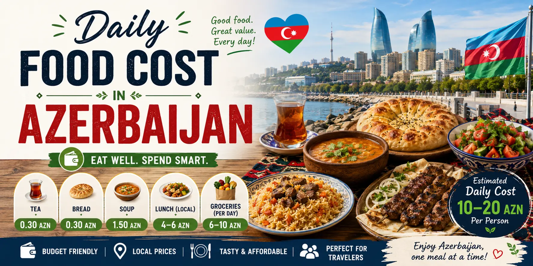 How Much Does Food Cost in Azerbaijan? Tourist Budget Guide